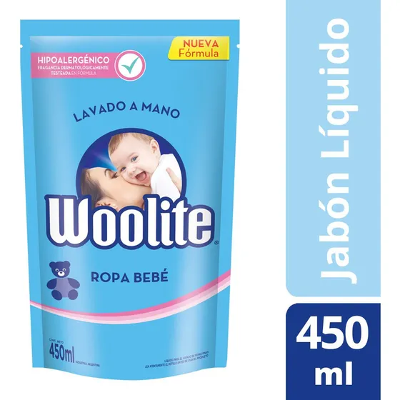 WOOLITE LAVADO A MANO BEBE X450ML – Pañalera Belyan